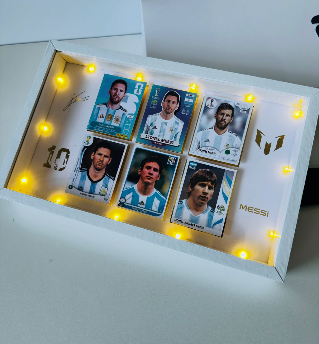 Shadow Box estampa Messi