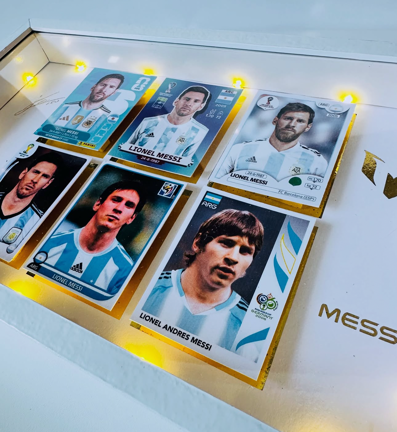 Shadow Box estampa Messi