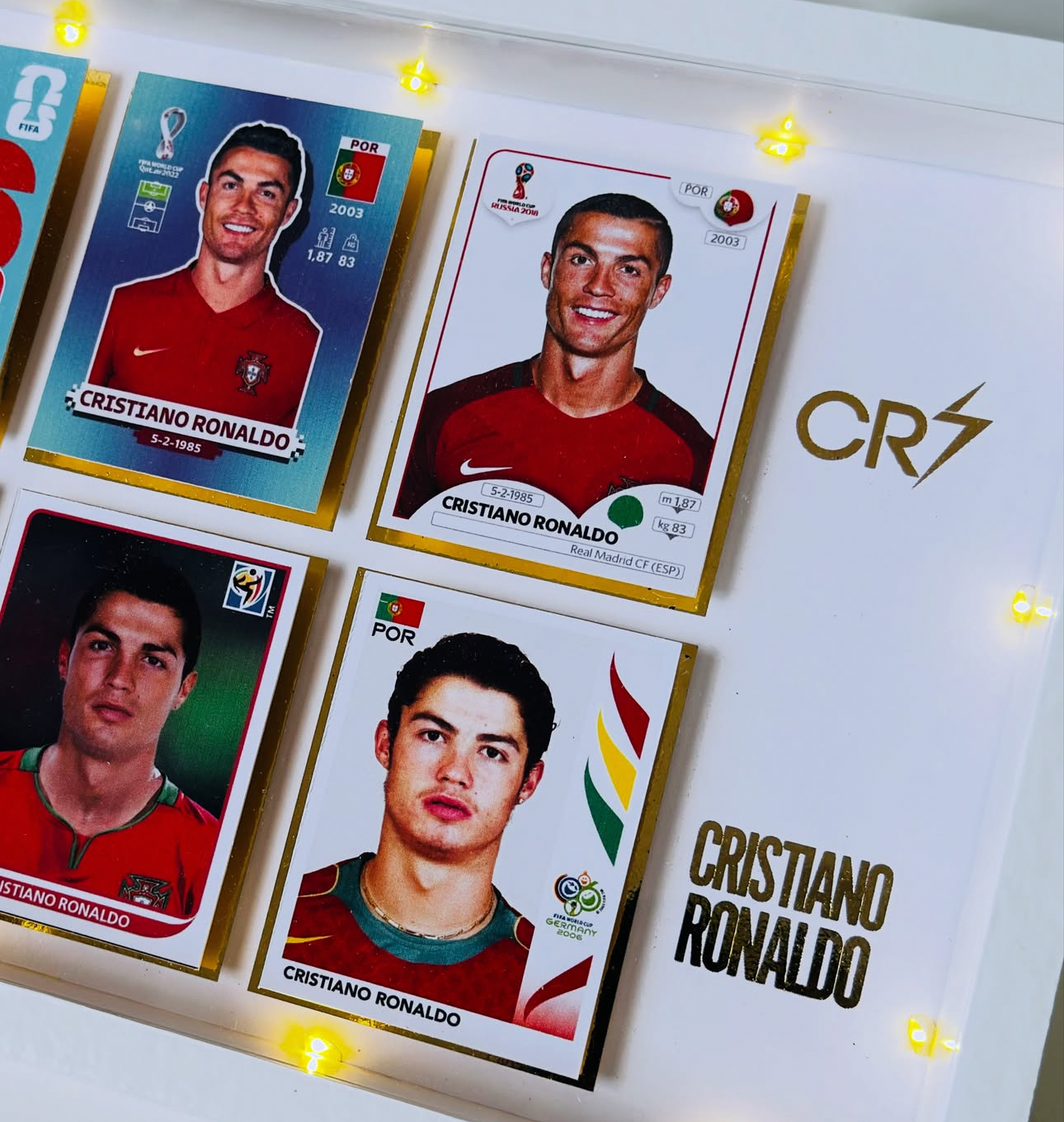 Shadow box Cr7 estampa