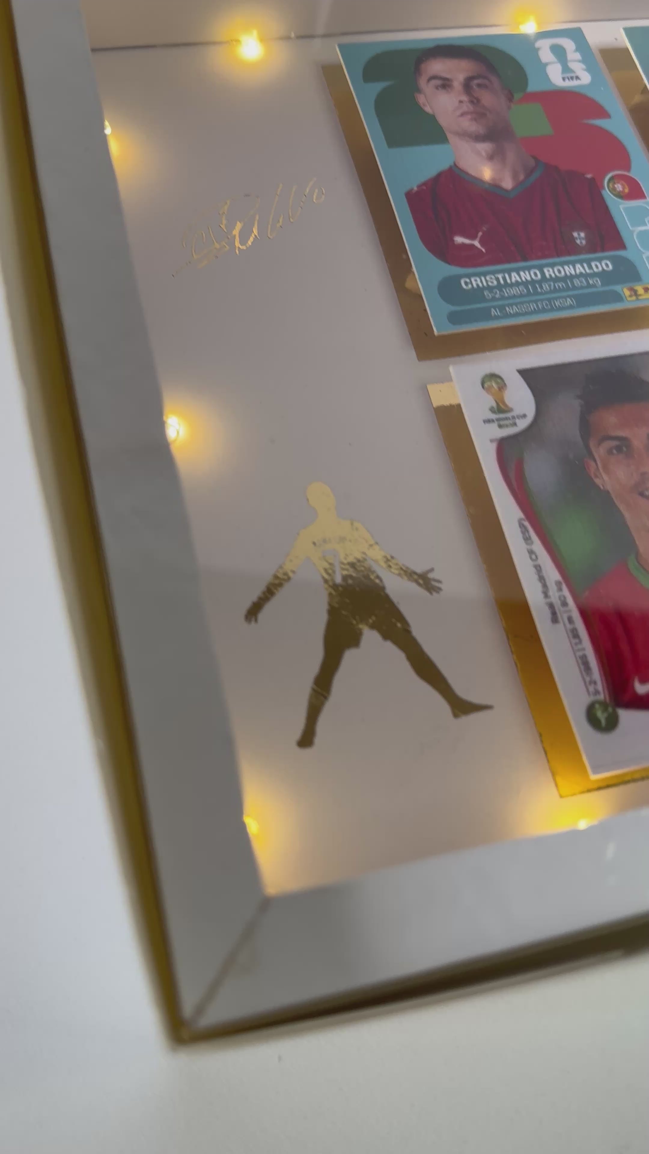 Shadow box Cr7 estampa
